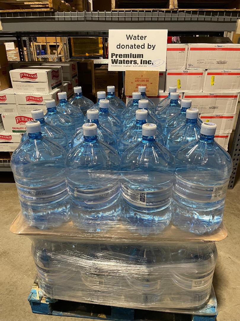 We want to send out a huge thank you to Premium Waters Inc. for their large donation of fresh water to our dispatch center. Thank you so much for the generous donation!!
