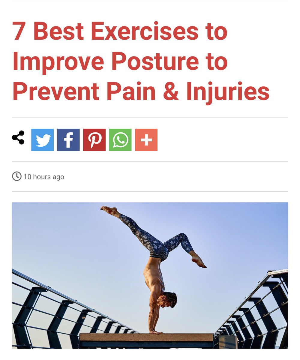 ironmagazine's tweet photo. 7 Best Exercises to Improve Posture to Prevent Pain &amp; Injuries

👉 Read more here👇
👉 https://t.co/ENNi9ZO2Ht

#posture #exercise #improveposture #preventpain #preventinjuries #injuries #highplank #catcow #backclaps #standstraight #fitness https://t.co/wmOf0aRgNn