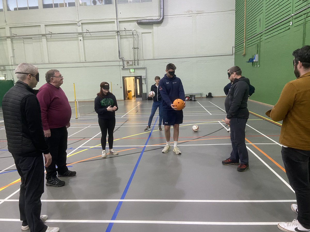 Thanks to Frankie and Philippa from <a href="/BritBlindSport/">British Blind Sport</a> for a brilliant and interesting Visual Impairment Awareness Course today as part of our <a href="/dsw_news/">Disability Sport Wales</a> #learningseries Thanks to all staff, coaches and volunteers for your time and enthusiasm
