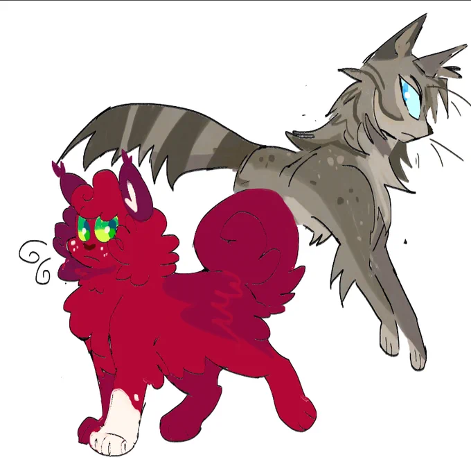 Squirrelflight and ashfur 