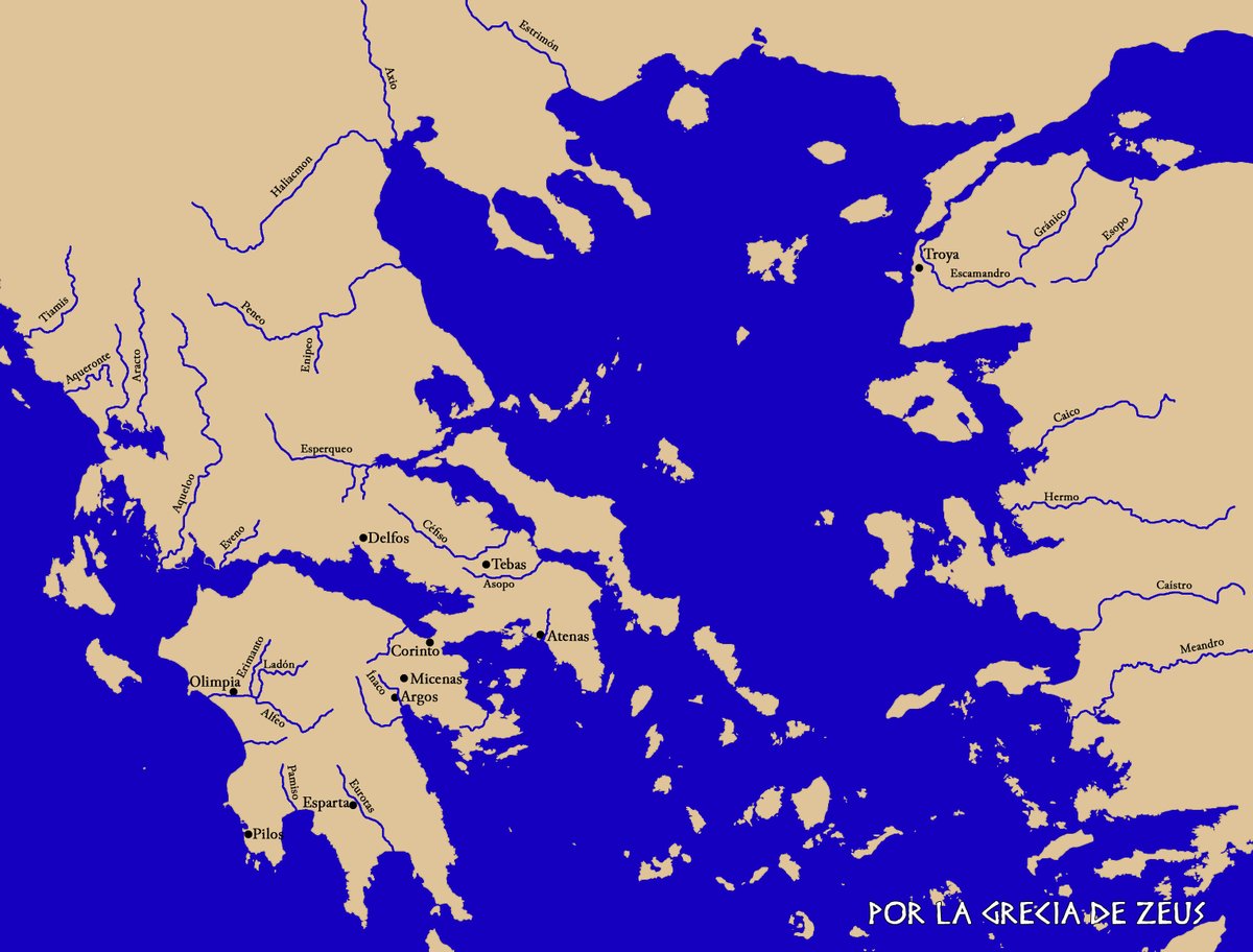 Os hemos hecho un mapita de los principales ríos para que los situéis (ampliad o no veréis gran cosa...