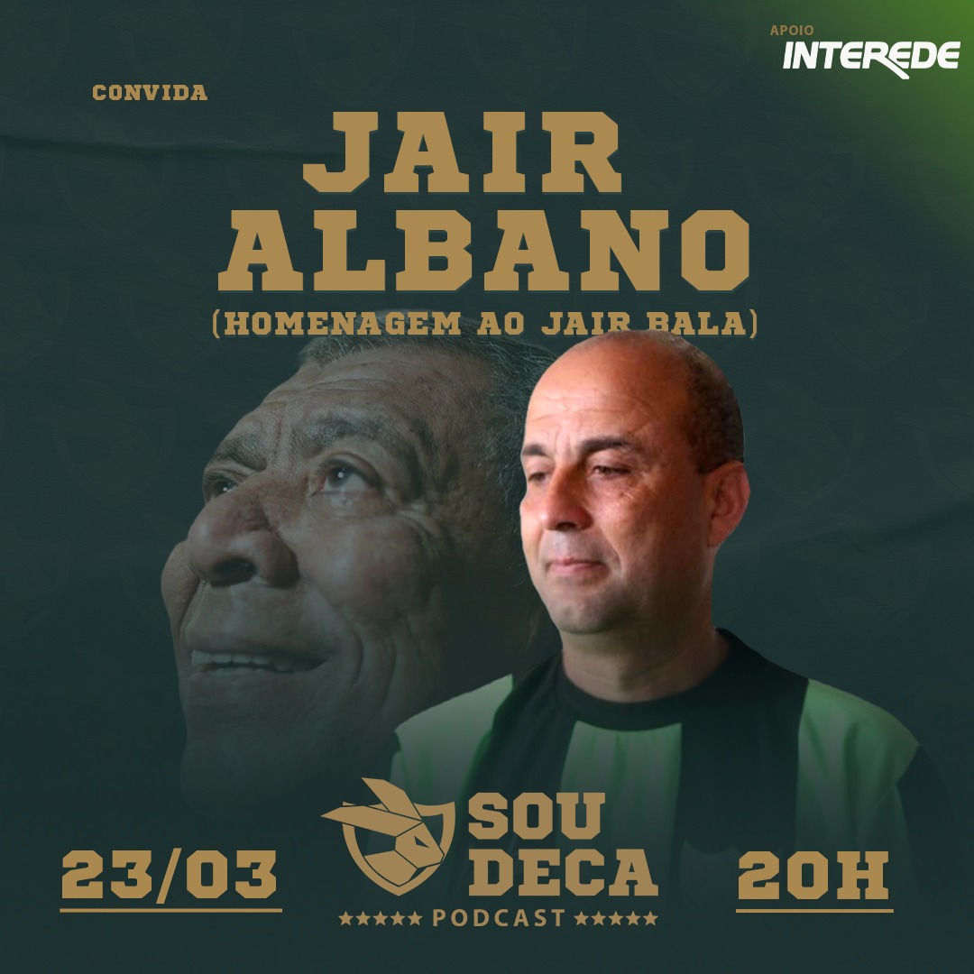 osoudeca's tweet photo. Cês já retuitaram e mandaram em tudo quanto é grupo de americanos que hoje o Jair Albano Felix estará no Sou Deca Podcast pra falar sobre o papai dele > nada mais nada menos que o @JairBalaReal 

Então retuita ae, pô! Não custa nada! https://t.co/cFcK061rEk