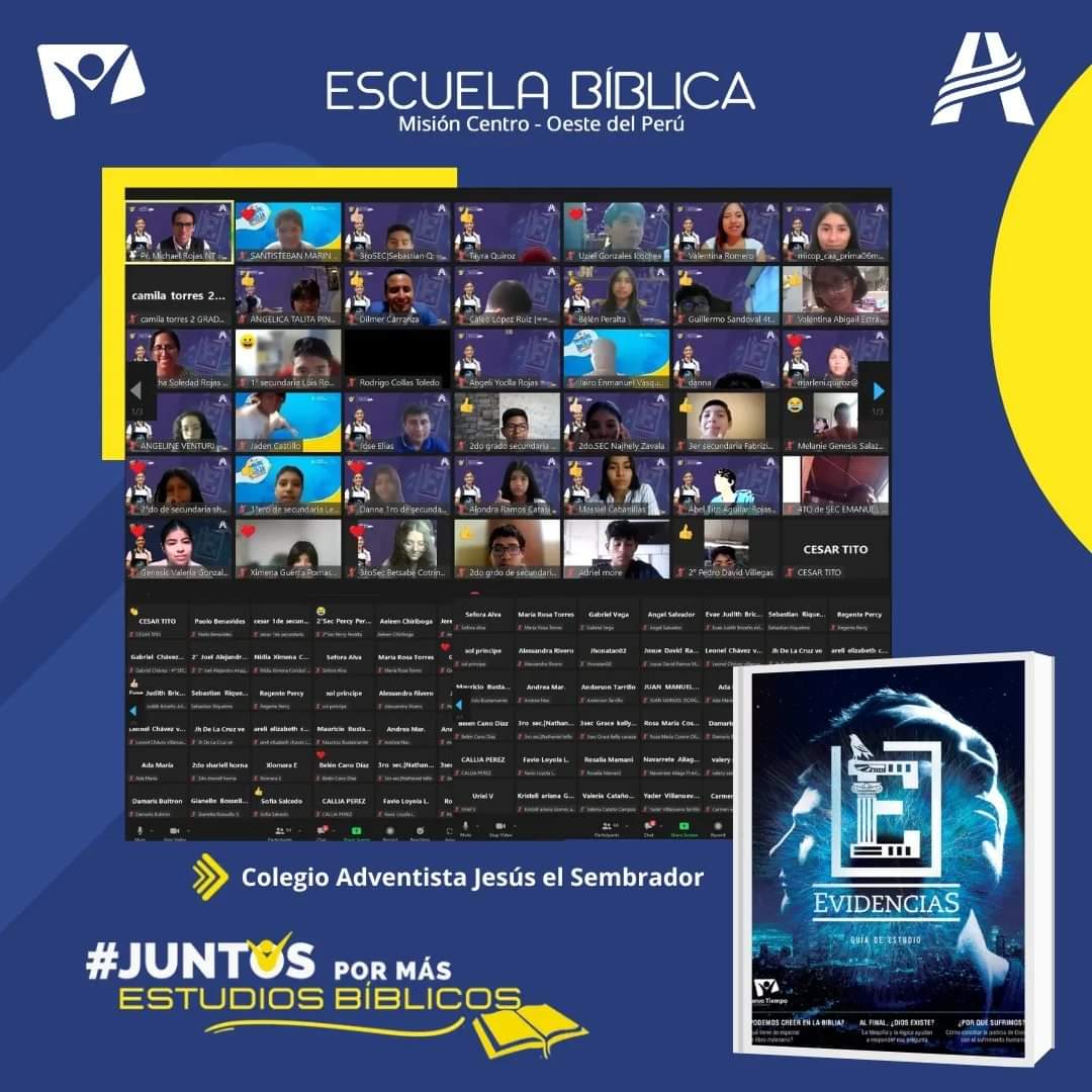 ⏩️ #EscuelaBíblicaNT #MiCOP ✝️ Lanzamiento Oficial del programa #NTSchool 🏫 para estudiantes de secundaria 👨‍🎓👩‍🎓 en el Colegio Jesús el Sembrador de Carabayllo, con el curso Bíblico #EvidenciasNT 📘 Seguimos #JuntosPorMásEstudiosBíblicos 🔥 #AEACOP 🔥
