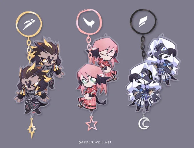  2" XAELA CHARMS Xaela charms are now up for sale! These are final and will not be restocked (but if enough people REALLY like them I may make new ones?) 9 Magnai 19 Cirina 19 Sadu✦  ✦ 