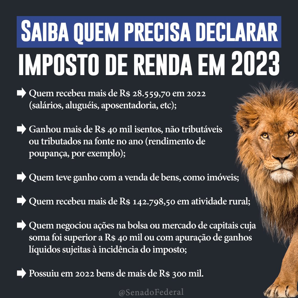 Obrigacao De Declarar Imposto