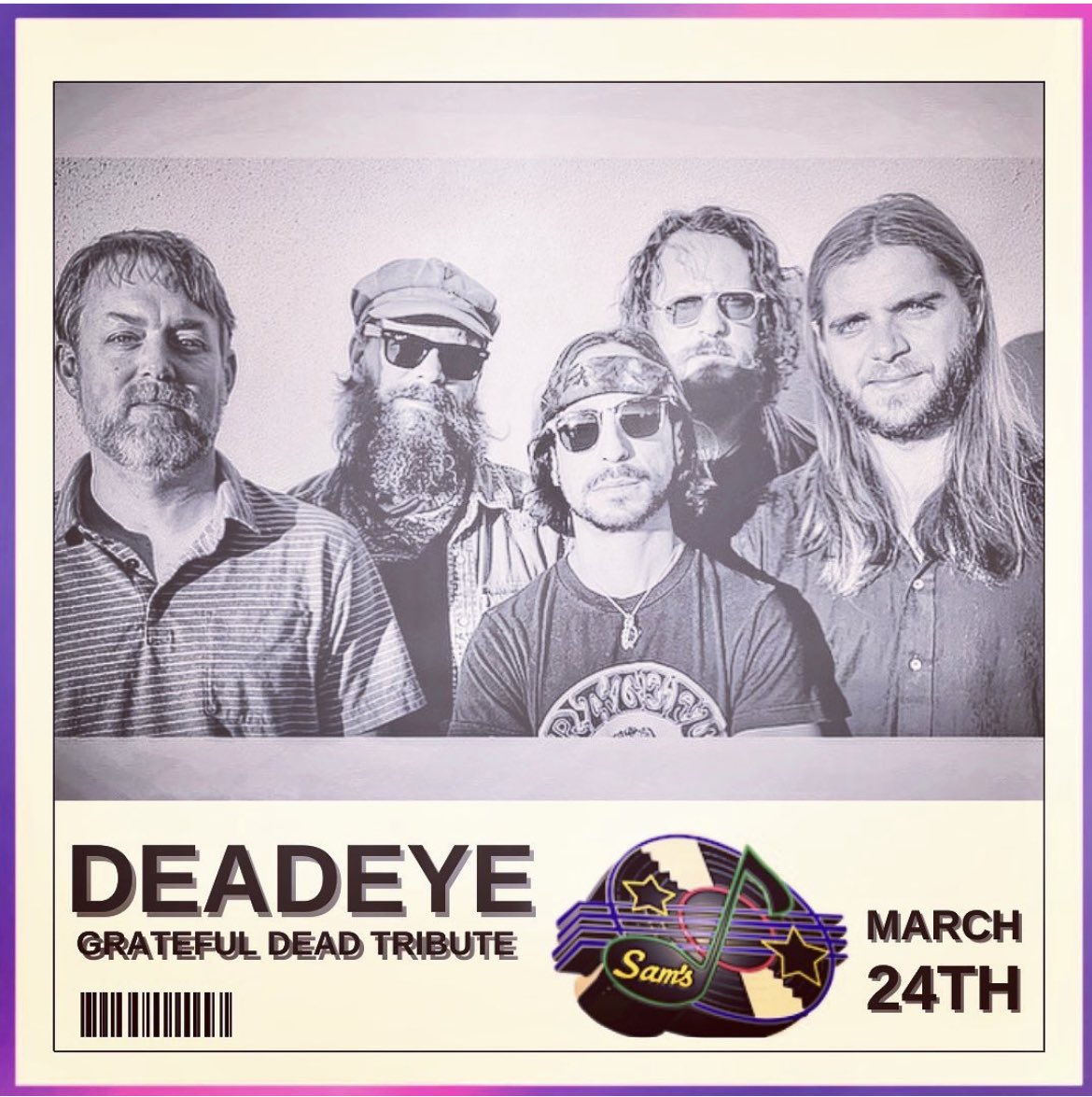 Tomorrow night! Join us for a celebration of <a href="/GratefulDead/">Grateful Dead</a> at <a href="/SamsBurgerJoint/">Sam's Burger Joint</a> ⚡️