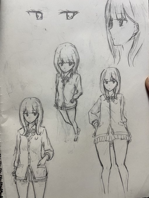 おれが高校生の時に描いてた下手くそな絵でも見て元気出してください、みなさん 