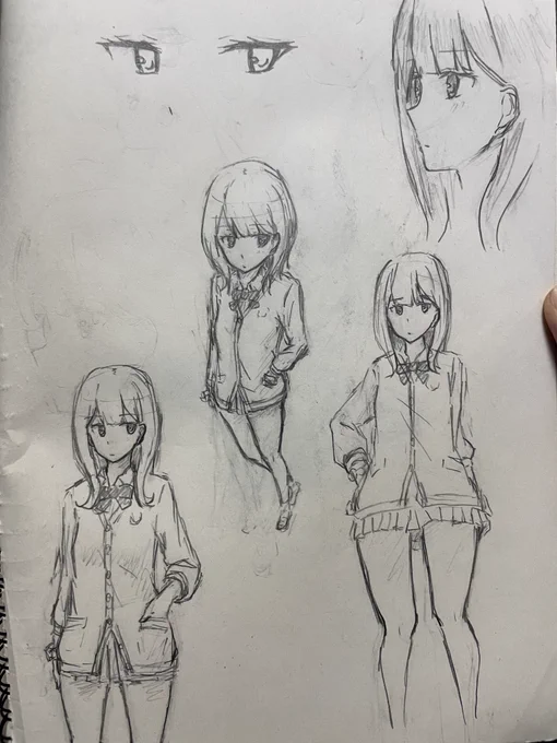 おれが高校生の時に描いてた下手くそな絵でも見て元気出してください、みなさん 