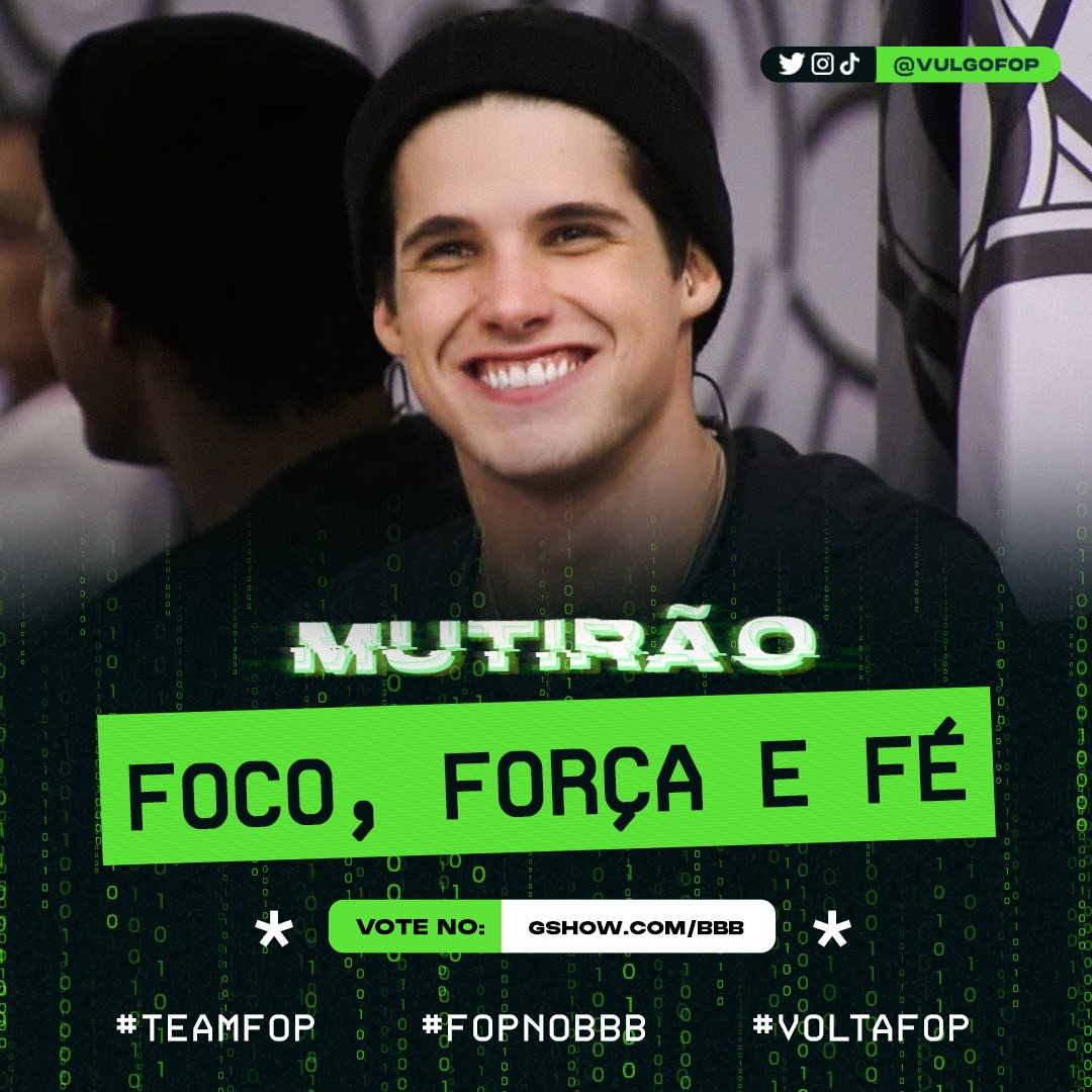 vulgofop's tweet photo. 🐈⬛ MUTIRÃO FOCO, FORÇA E FÉ INICIADO 🐈⬛
#VOLTAFOP #BBB23
🖤 A cada 20 votos, responda esse tweet com um emoji.
⏰ Mutirão encerra às 23h
🎯 META: 2 mil respostas
⚠️ O voto é pra voltar pra casa então: VOTE NO FOP
Link: https://t.co/32sRwfZac9 https://t.co/Px3aL4G4Ls