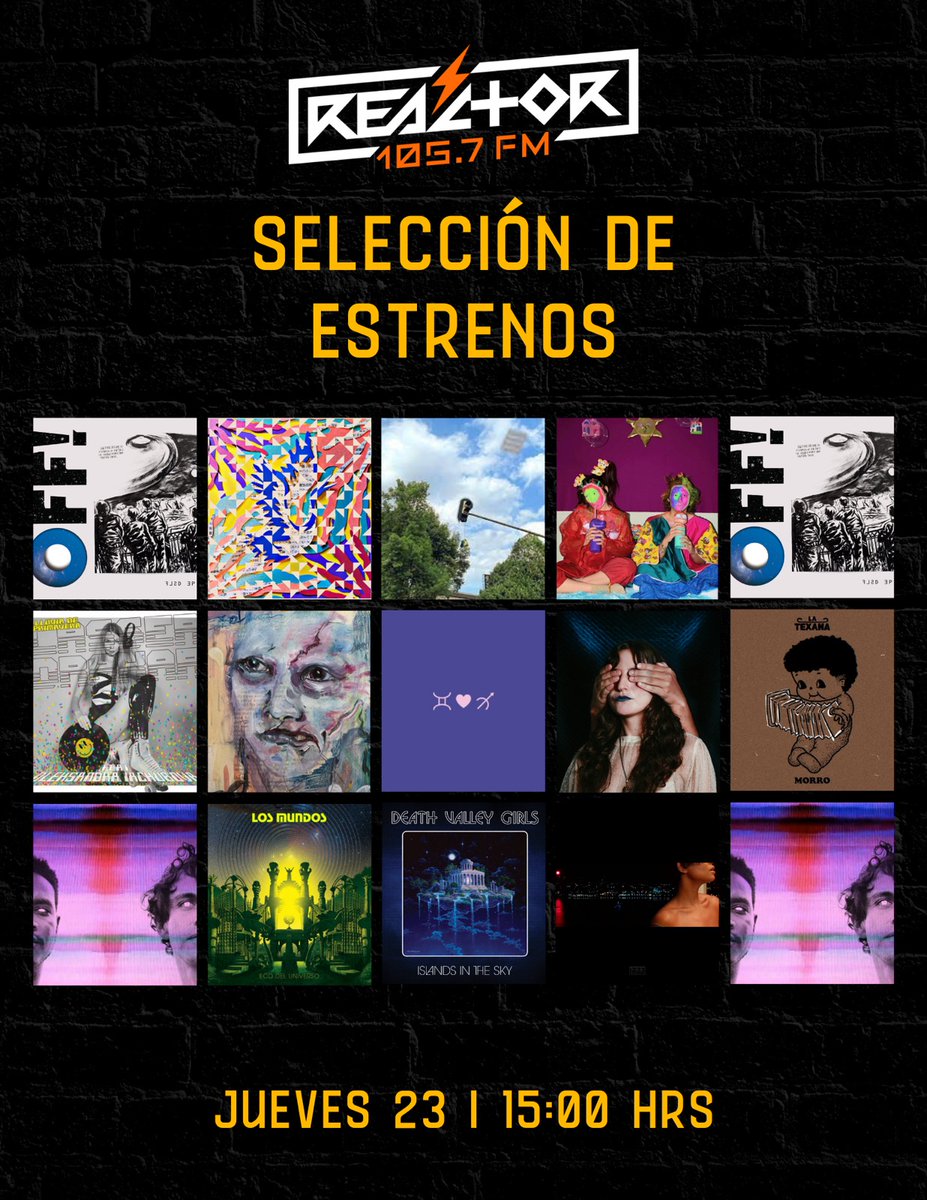 Reactor105's tweet photo. ¡Bienvenidos a la #SelecciónDeEstrenos de Reactor 105!

Disfruten de las canciones que se agregan a nuestra programación en esta próxima hora. Están increíbles 😄🆕️ https://t.co/rGXd5APoF4