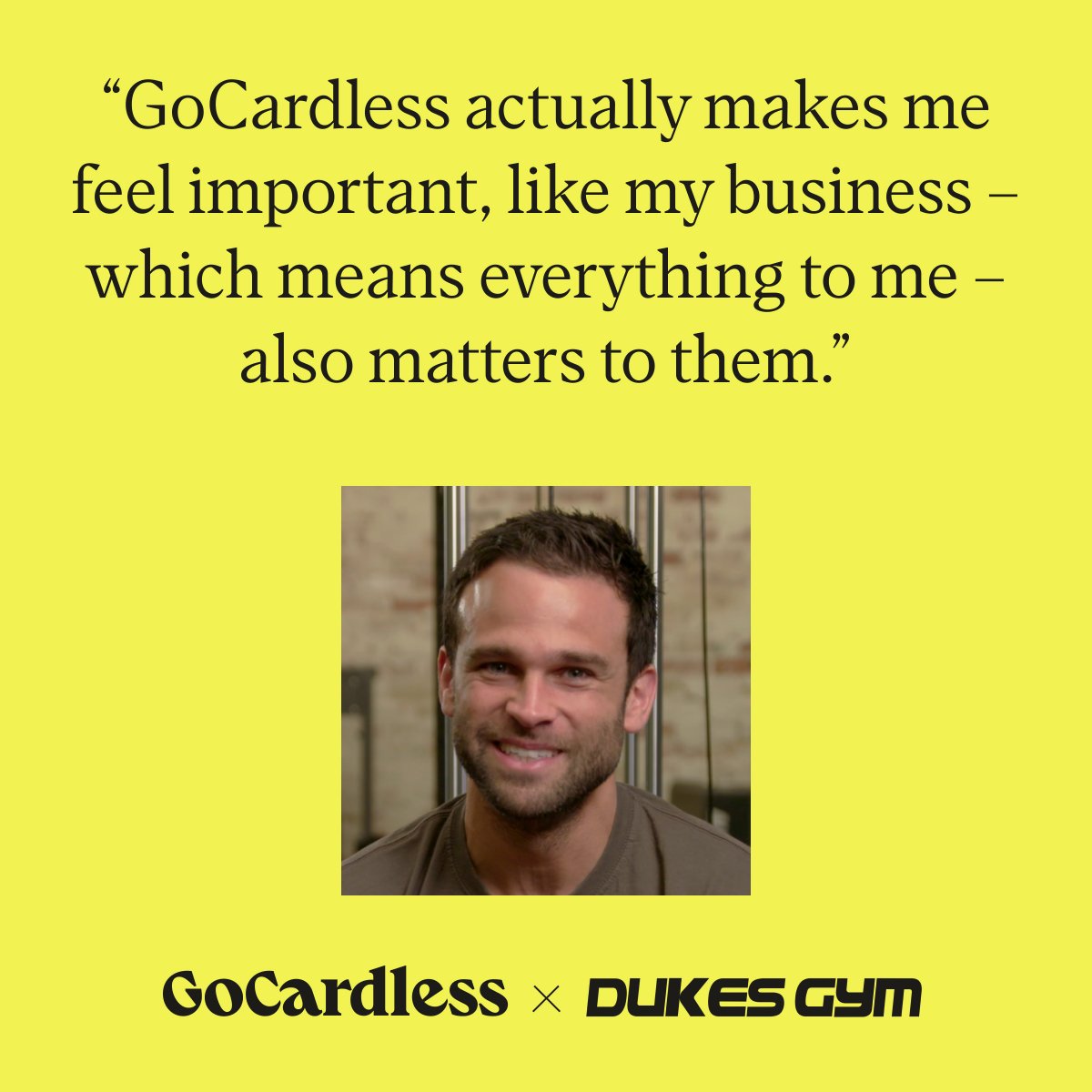 Jonathan Quieros, the owner of Dukes Gym, says automating payments with <a href="/GoCardless/">GoCardless</a> has saved 20 hours a week in admin time.

That means more time training clients - working out to an additional $100k a year in revenue!

Find out more here: bit.ly/3Z5ehgx

#GoCardless