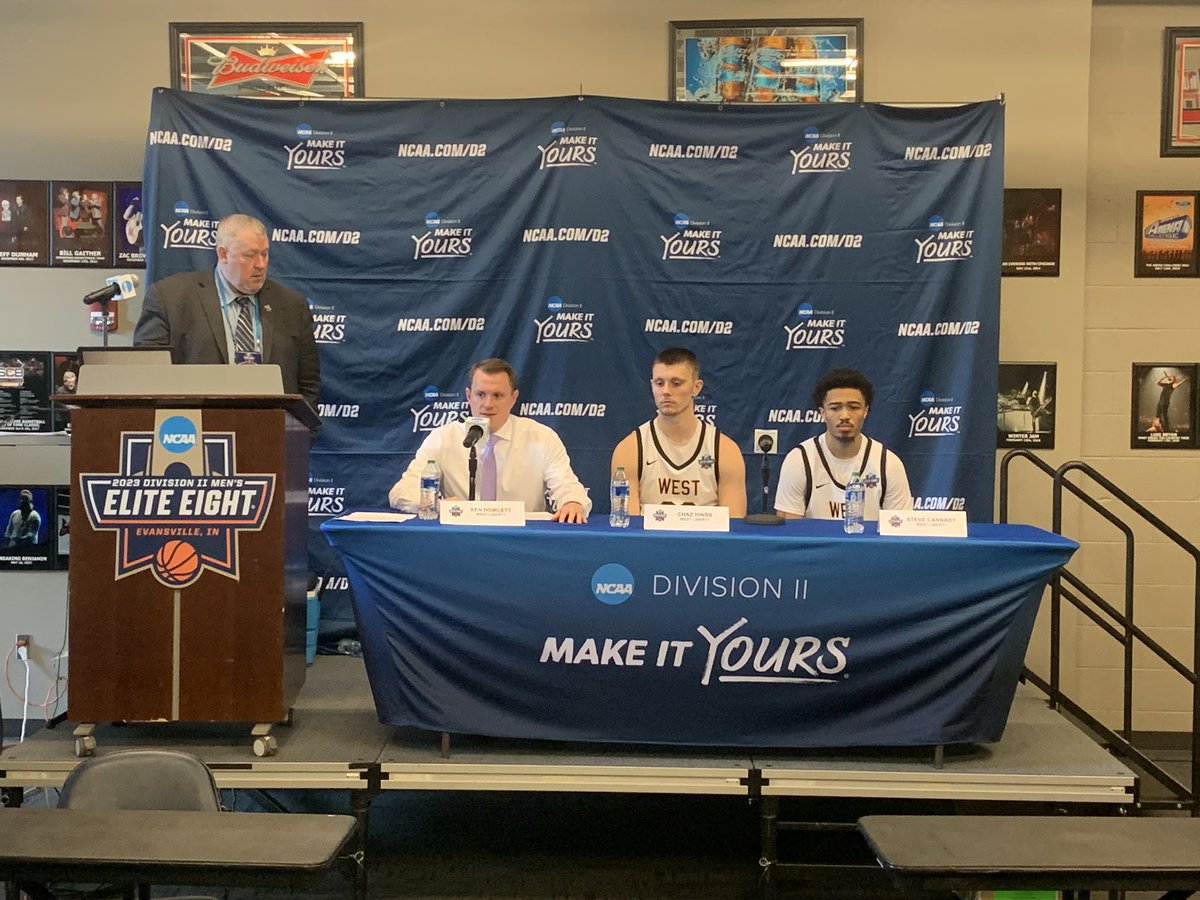 Ashley Kaiser (@ashleykaisertv) on Twitter photo West Liberty is one short game away from being national champs.
The Hilltoppers will play the winner of Nova Southeastern and California State University, San Bernardino on Saturday at 3 p.m. eastern time.
<a href="/WTRF7News/">WTRF 7News</a> <a href="/WLU_Hoops/">West Liberty Hoops</a> West Liberty is one short game away from being national champs.
The Hilltoppers will play the winner of Nova Southeastern and California State University, San Bernardino on Saturday at 3 p.m. eastern time.
<a href="/WTRF7News/">WTRF 7News</a> <a href="/WLU_Hoops/">West Liberty Hoops</a>