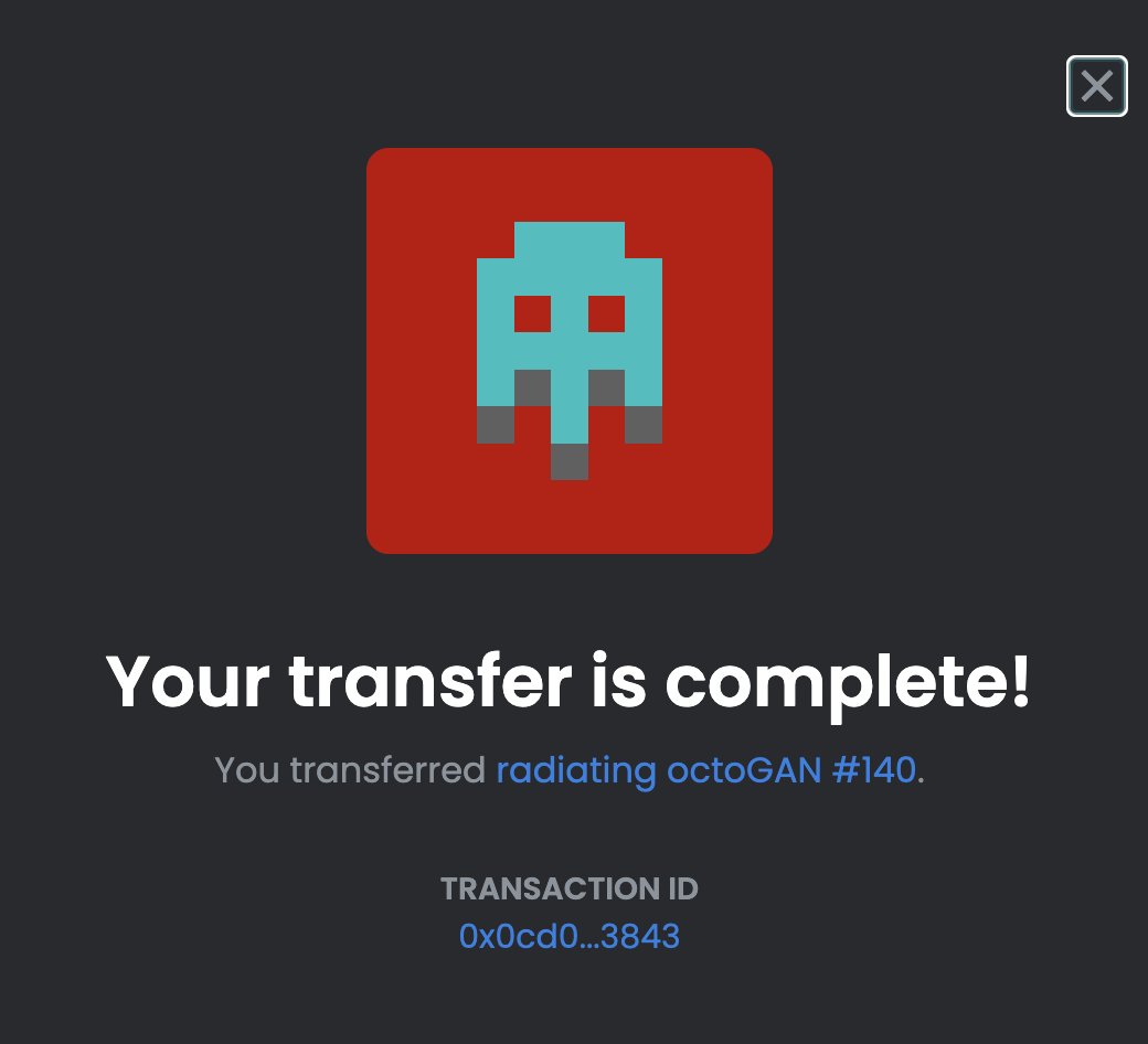 thompsonNFT's tweet photo. Super stoked! Thank you @VanArman for accepting my #bytegan to #lecrucible! #probablynothing 👀 https://t.co/DBwDLA4x5S