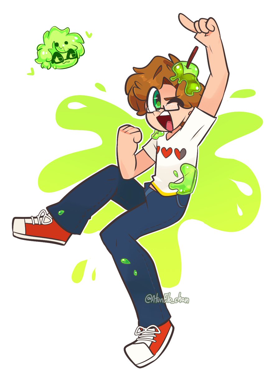 AtunElo_chan's tweet photo. Aver si me sale el diseño- 💚
#Slimeciclefanart #QSMP #QSMPfanart #backflipO ¿¿ https://t.co/SPWac9ulpF
