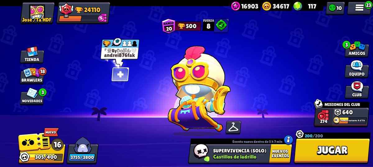 Mañana VIERNES!!🕺 el sábado haré Directo y estoy pensando hacer una maratón de brawl Stars ¿Que quiere decir eso? Pues que igual empiezo directo por la mañana y acabar por la tarde - noche, me apetece hacer un directo largo como los que hacía en Trovo xd 
twitch.tv/josehdf_28