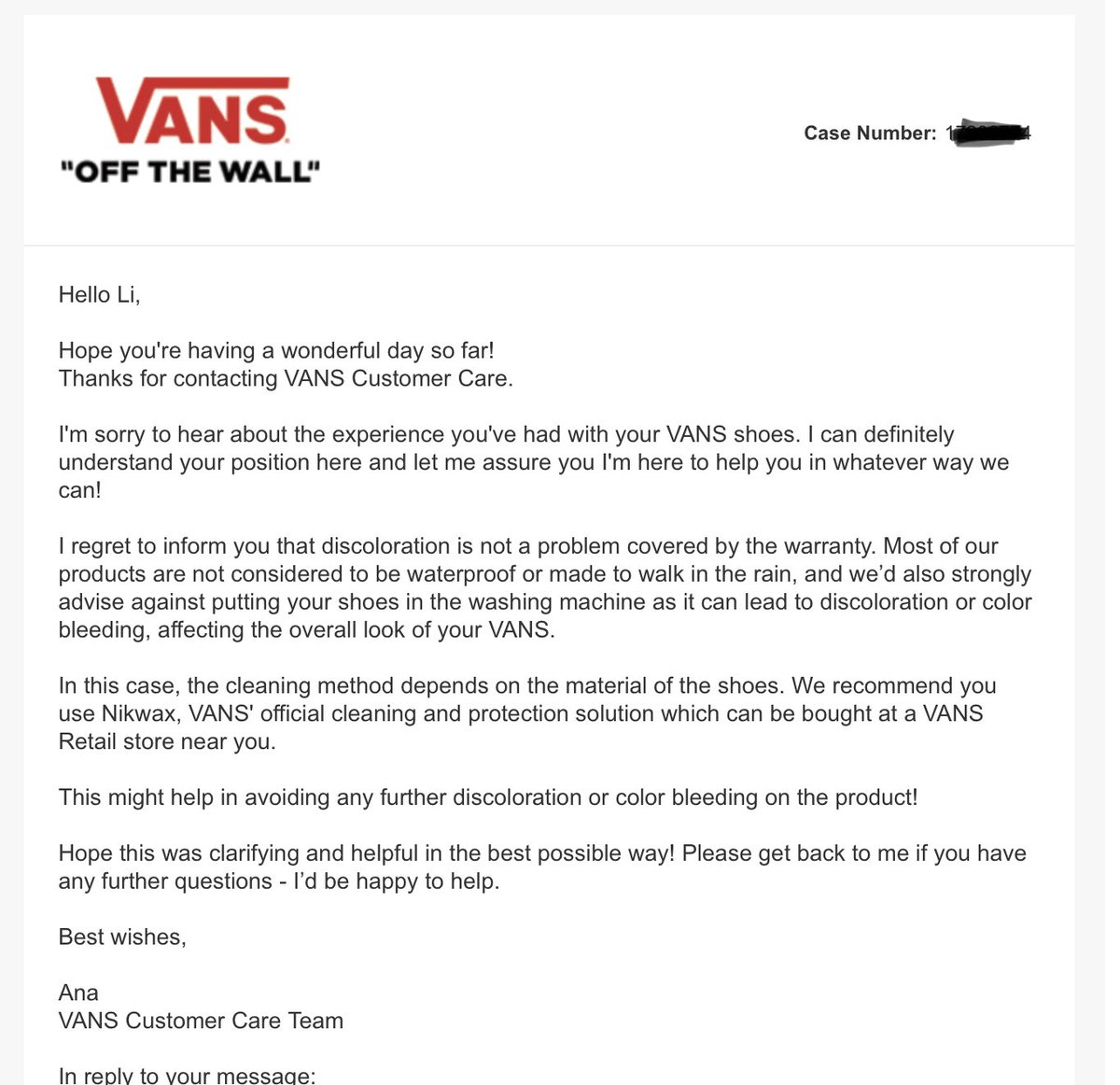 PuterTutor's tweet photo. Apparently, Vans shoes aren’t designed to be worn in the rain! That’s the official response following the colour running in my daughters trainers after she got them wet. I have no words and one very sad teenager in the house. #vans #badcustomercare @Vans @MoneySavingExp https://t.co/cCWQ5UGWdF
