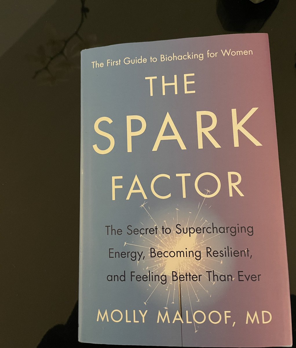 Thanks for sharing your wisdom MD <a href="/mollymaloofmd/">Molly Maloof</a> on bio hacking specifically for women. Would highly recommend this book to learn how to get your sparkle back ✨🧘‍♂️