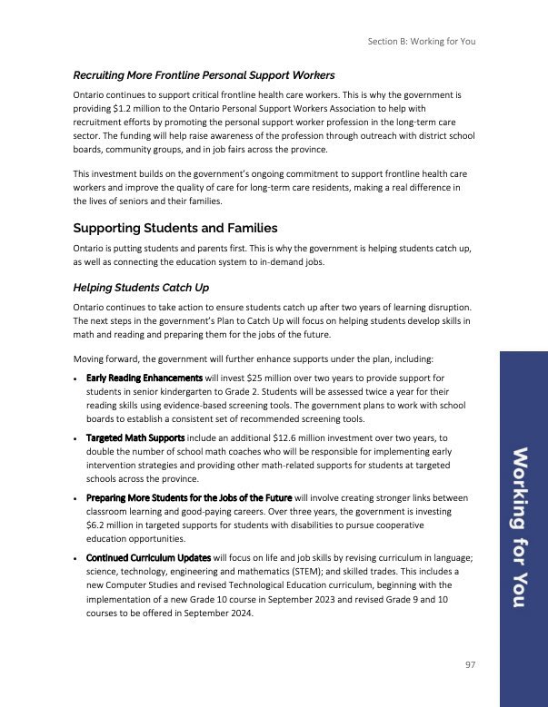 Get ready for this folks. I was just sent the new budget and OPSWA (the organization that was the centre of public scandal for their deeply dehumanizing posts about persons with dementia) are being FUNDED to help with recruitment. That’s just lovely, <a href="/fordnation/">Doug Ford</a>.