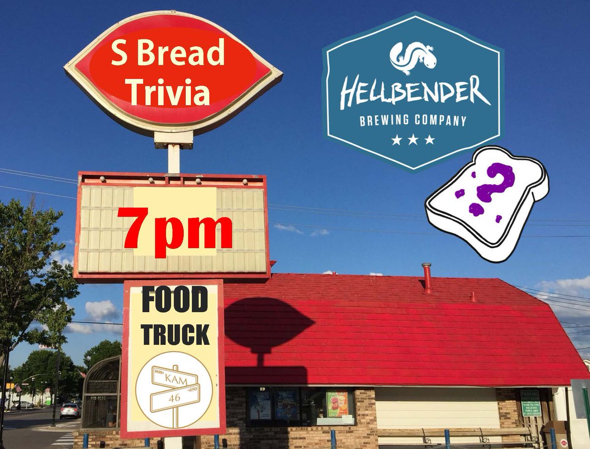 Trivia Tonight <a href="/HellbenderBeer/">Hellbender BrewingCo</a> !