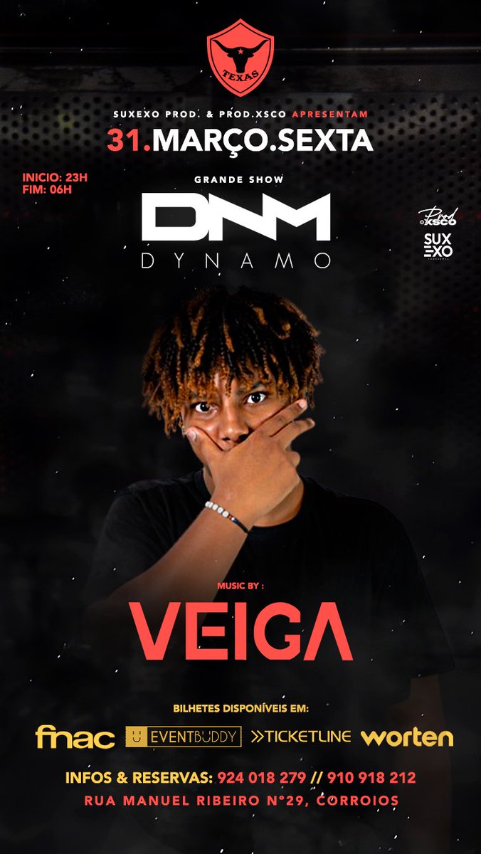 Dia 31 conto com a vossa presença no grande show do dynamo🤞🏾🔥