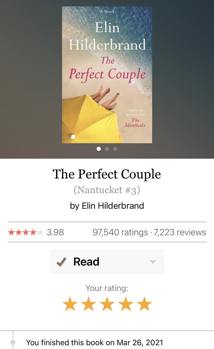 Great cast for a great book! Can’t wait!! #ElinHilderbrand #ThePerfectCouple