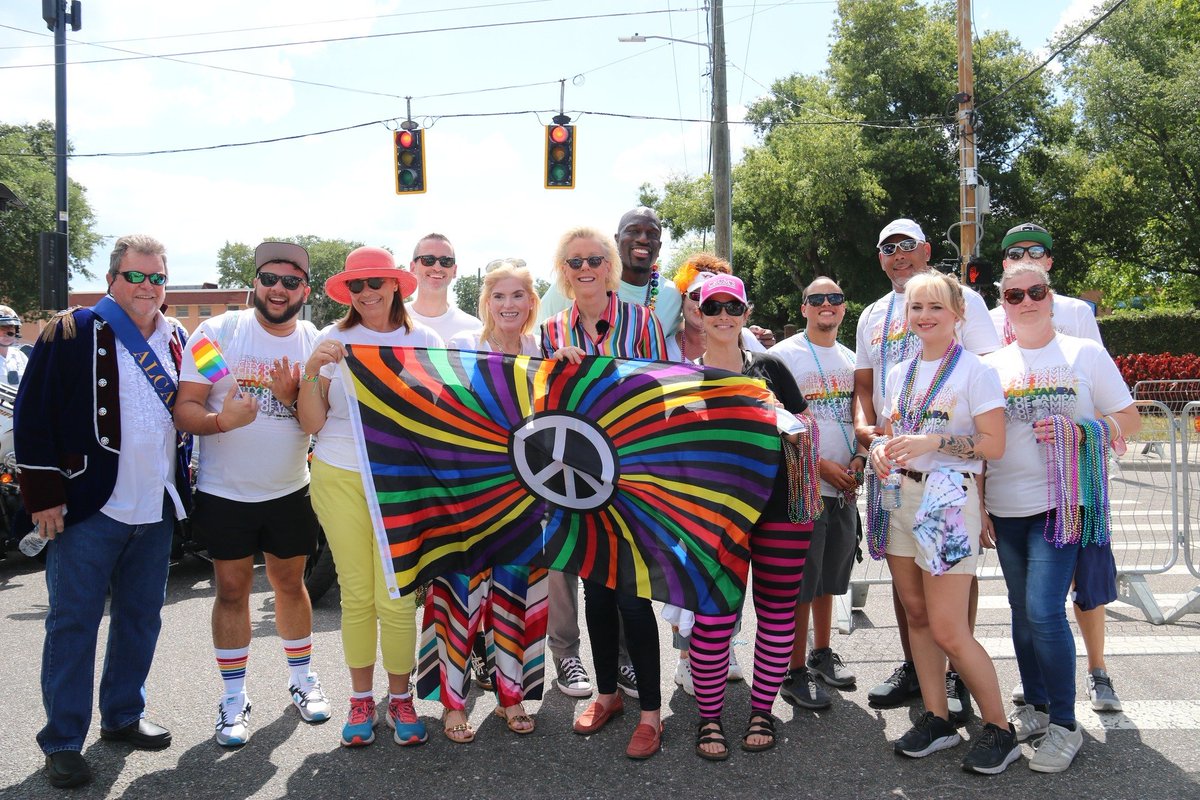 JaneCastor's tweet photo. Here in Tampa, we always celebrate our diversity! How boring would life be if we were all the same? #LoveIsLove &amp; it deserves to be celebrated.

Can’t wait to see everyone on Saturday in Ybor City for the @TampaPride Diversity Parade! The celebration starts at 4pm on 7th Ave. 🏳️‍🌈 https://t.co/lhqj6JqDyb