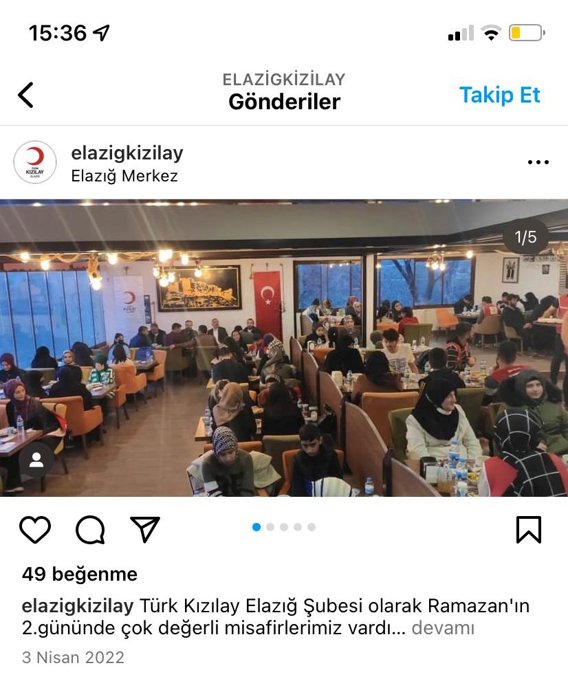 Ramazan geldi çattı Rahman efendi. Bakalım bu Ramazanda işletmeciliğini yaptığın Balak Gazi Restourantta Elazığ Kızılay Şube Başkanlığı adına kime yemek verip faturasını hangi firmaya kestireceksin takip ediyorum seni @kizilkayarahman