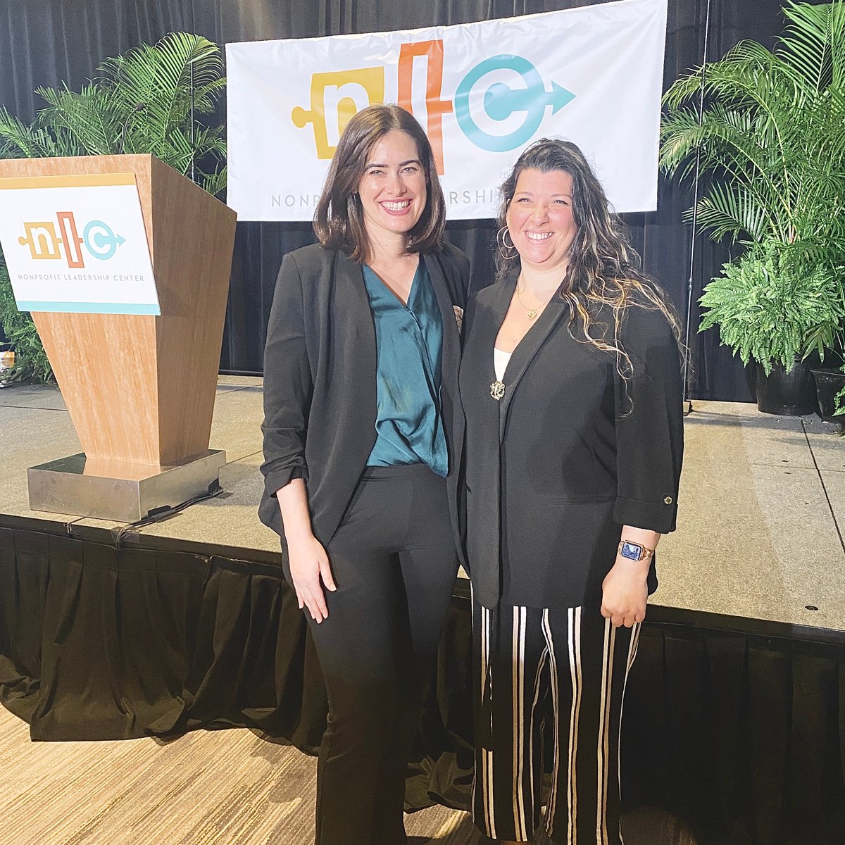 MacDonaldTCnter's tweet photo. #TBT On December 1, 2022, Christine Nammour, @MacDonaldTCnter Clinical Director of Education and Richanne Tuccolo, Director of Residential and Facility Services attended the 12th Annual @nlctb Conference. The theme was "Called to Action". #CalledToAction #NLCTB https://t.co/PGWo8T7DWs