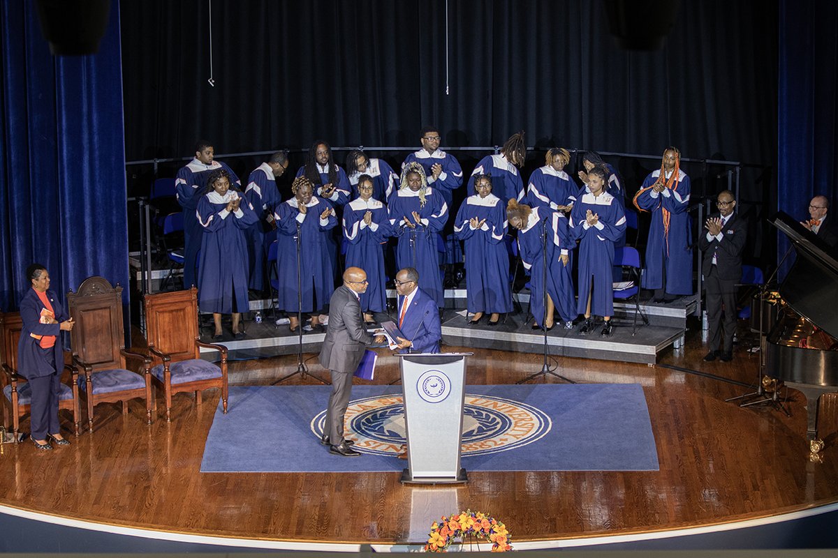 VSU_1882's tweet image. HAIL STATE!! 🧡💙 Today, we celebrate our founder, Alfred W. Harris, and our founding in 1882! 141 years of #GreaterAtVSU! Greater Happens Here!