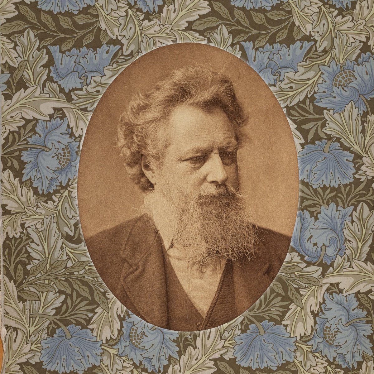 Happy Birthday William Morris! Born in Walthamstow #OnThisDay in 1834, he leaves a legacy from beautiful scrolling Acanthus leaf wallpapers through to the passionate belief that art should be for the people and by the people.