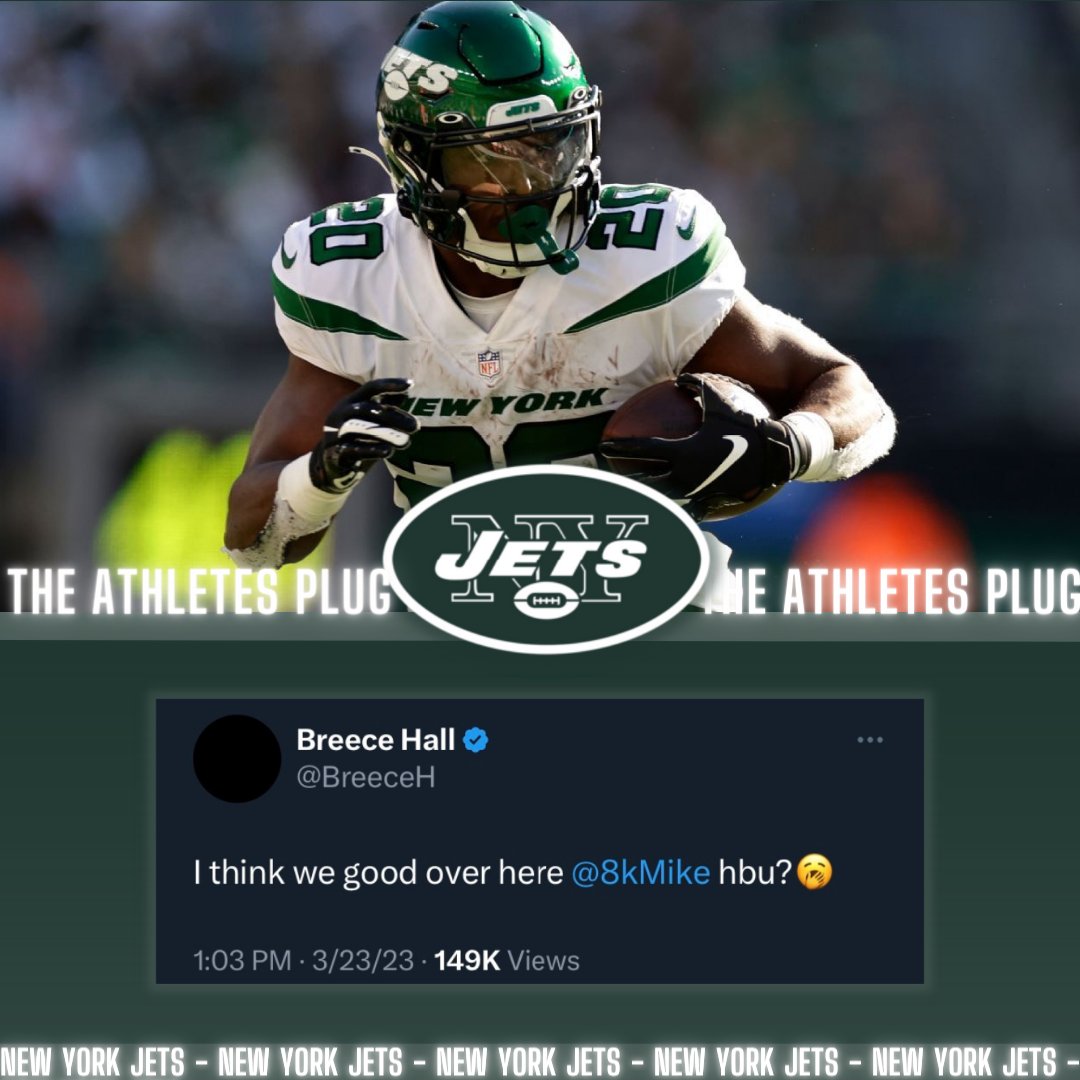 The Athletes Plug on Twitter "Breece Hall (possibly) on when he heard