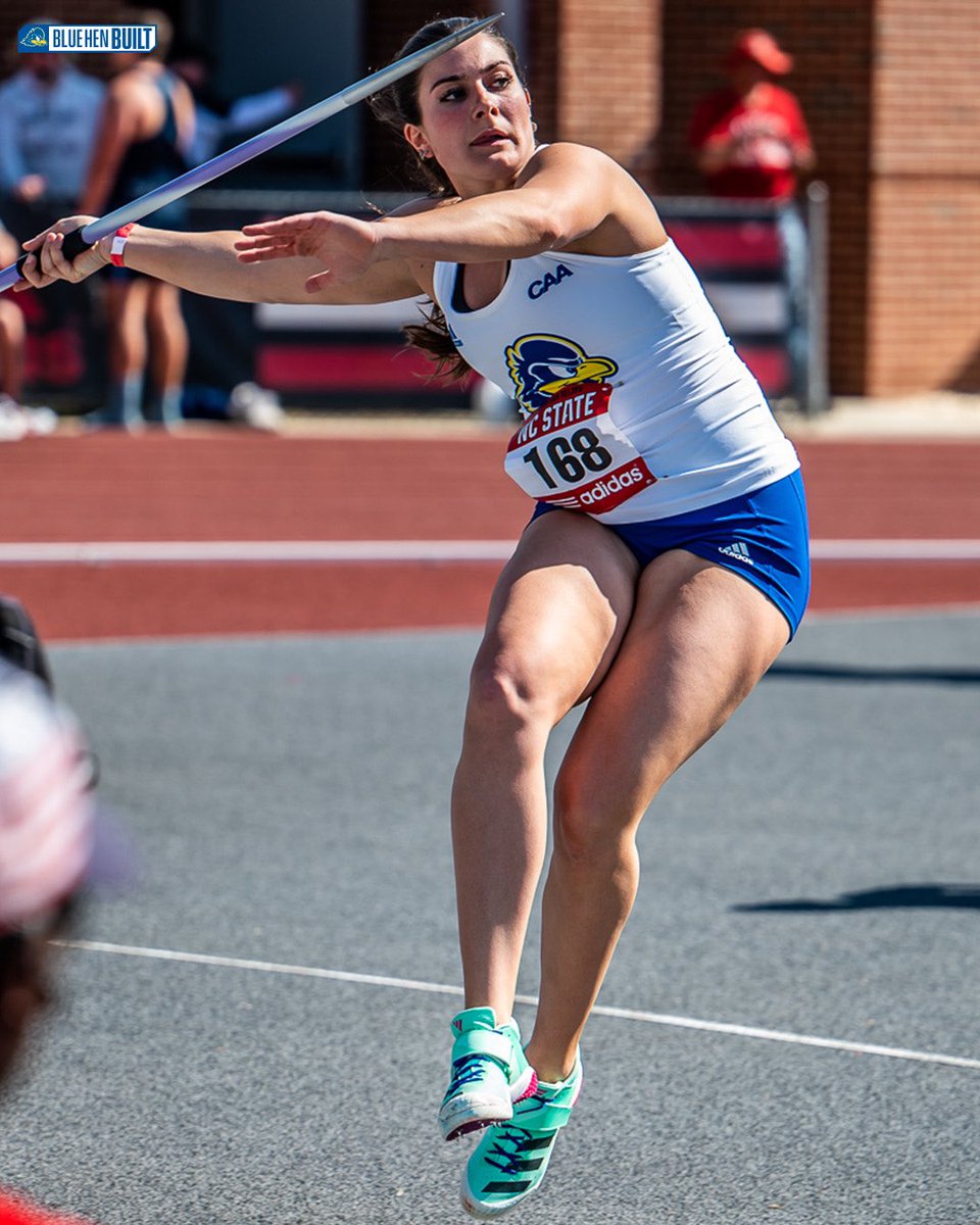 DelawareTFXC's tweet photo. .@meganalbamontii doing @meganalbamontii THINGS 😤

Posted a season-best 55.33m mark in the javelin, which was good enough for a second-place finish 👏 https://t.co/qiFJ3rHdFo