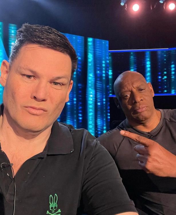 michaelthomasw2's tweet image. Going to tell my kids this was Dr Dre and Eminem #thechase