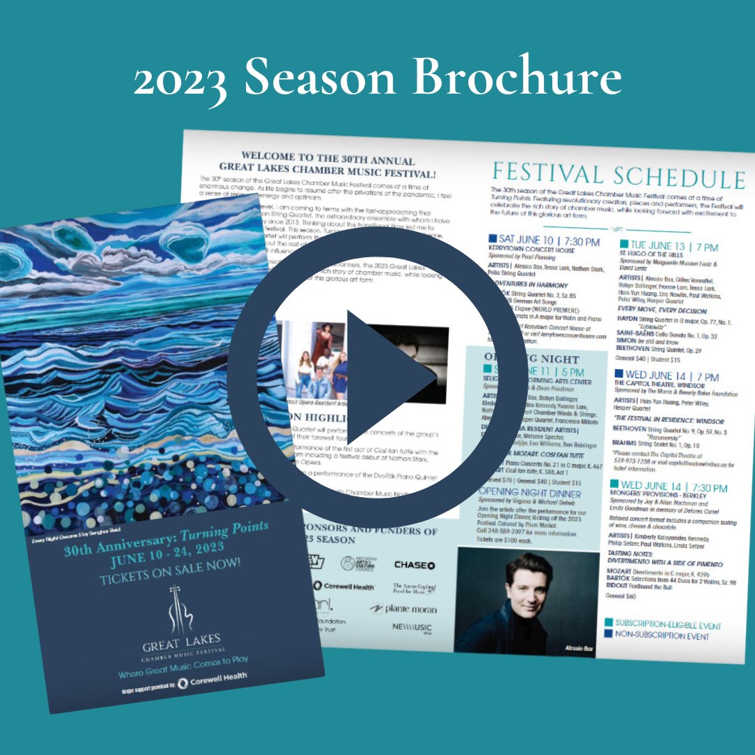 Great Lakes Chamber Music Festival tweet media
