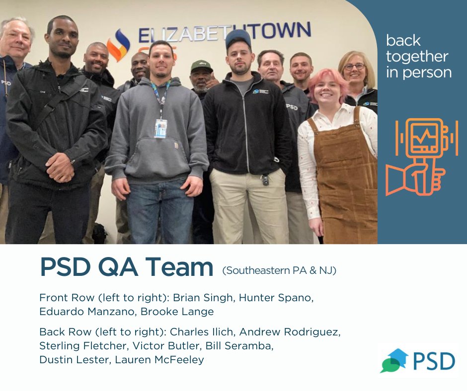 For the first time in 2+ years our New Jersey and Philadelphia QA teams came together to deliver an in-person technical training for contractors in the region.

#WeSpeakBuilding #EnergyEfficiency #Sustainability #QualityAssurance #Training #PSD