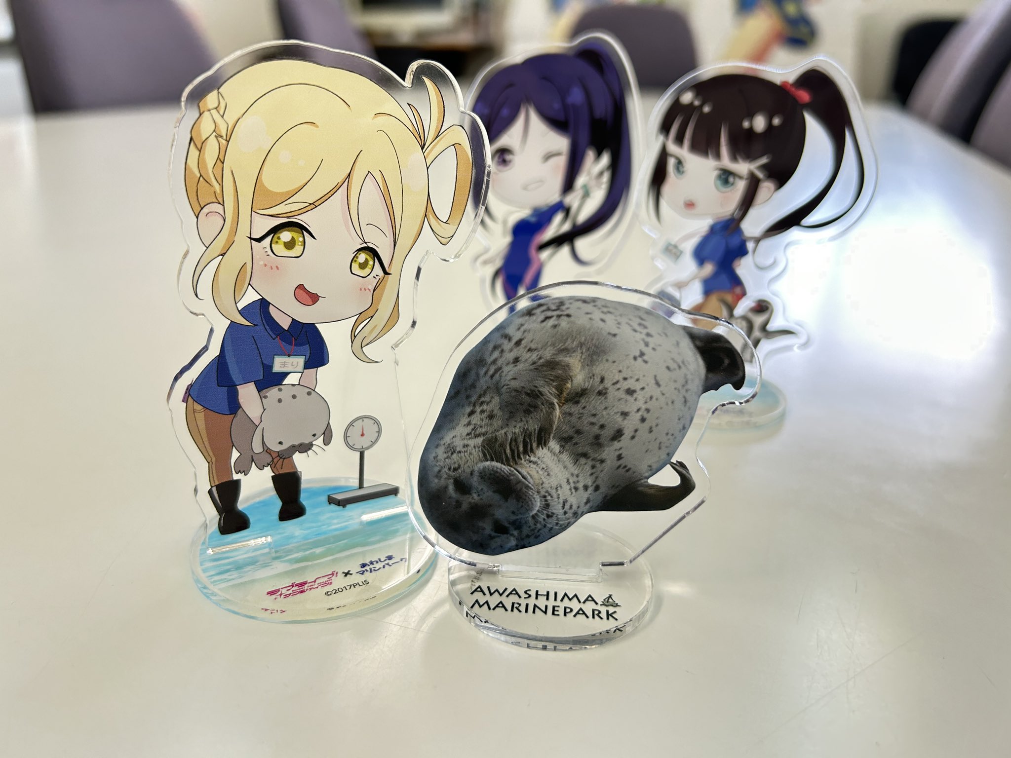 あわしまマリンパーク　ラブライブ　アクリルスタンド　6種 しまたろう【あわしまマリンパーク公式】 on X: 