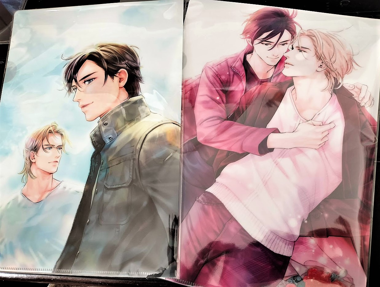 英田サキ先生 LOVE BIRD 同人誌 クリアファイル イラストカード 英田