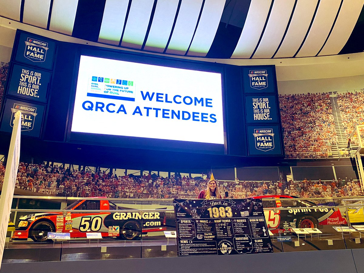 ShailiBhatt's tweet photo. Celebrating 40 years of @QRCA with a night at the NASCAR museum! 

#QRCA2023 #mrx @NASCARHall #lightningmcqueen https://t.co/IeYrCxTAwM