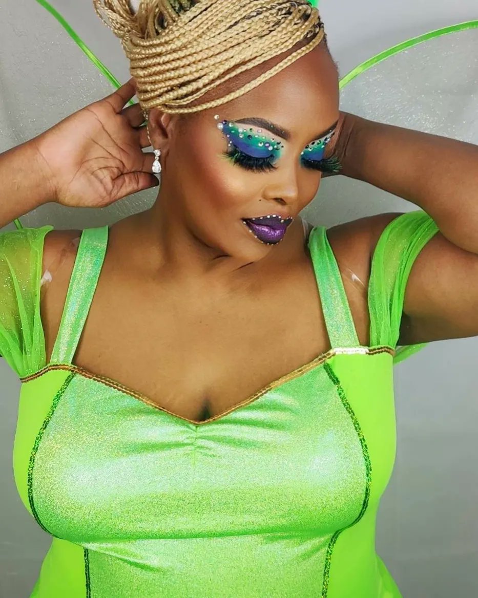JusDeeLook's tweet photo. What would you wish for? 

#FairyMask #tinkerbell #cosplayergirl #cosplay #makeupartist #makeupbyme #myonlycompetition https://t.co/vRNbxspEp5