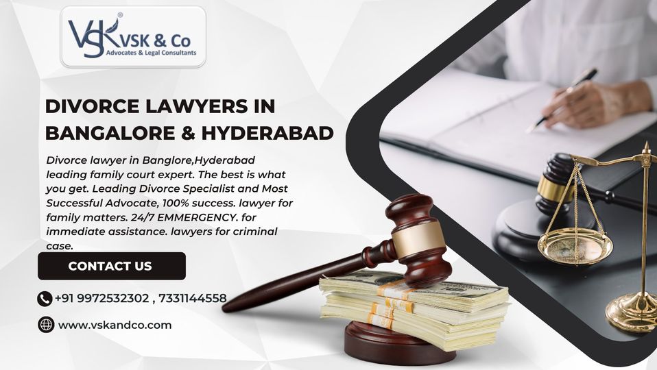Divorce Lawyers in Bangalore & Hyderabad.
Call Us : +91 99725 32302, 7331144558
.
 #lawyers #divorcelawyers #divorcelawyer #advocates #AdvocatesofTruth #legalconsultants #legalconsultantservices #vskandco #propertyverification #propertyverificationlawyers