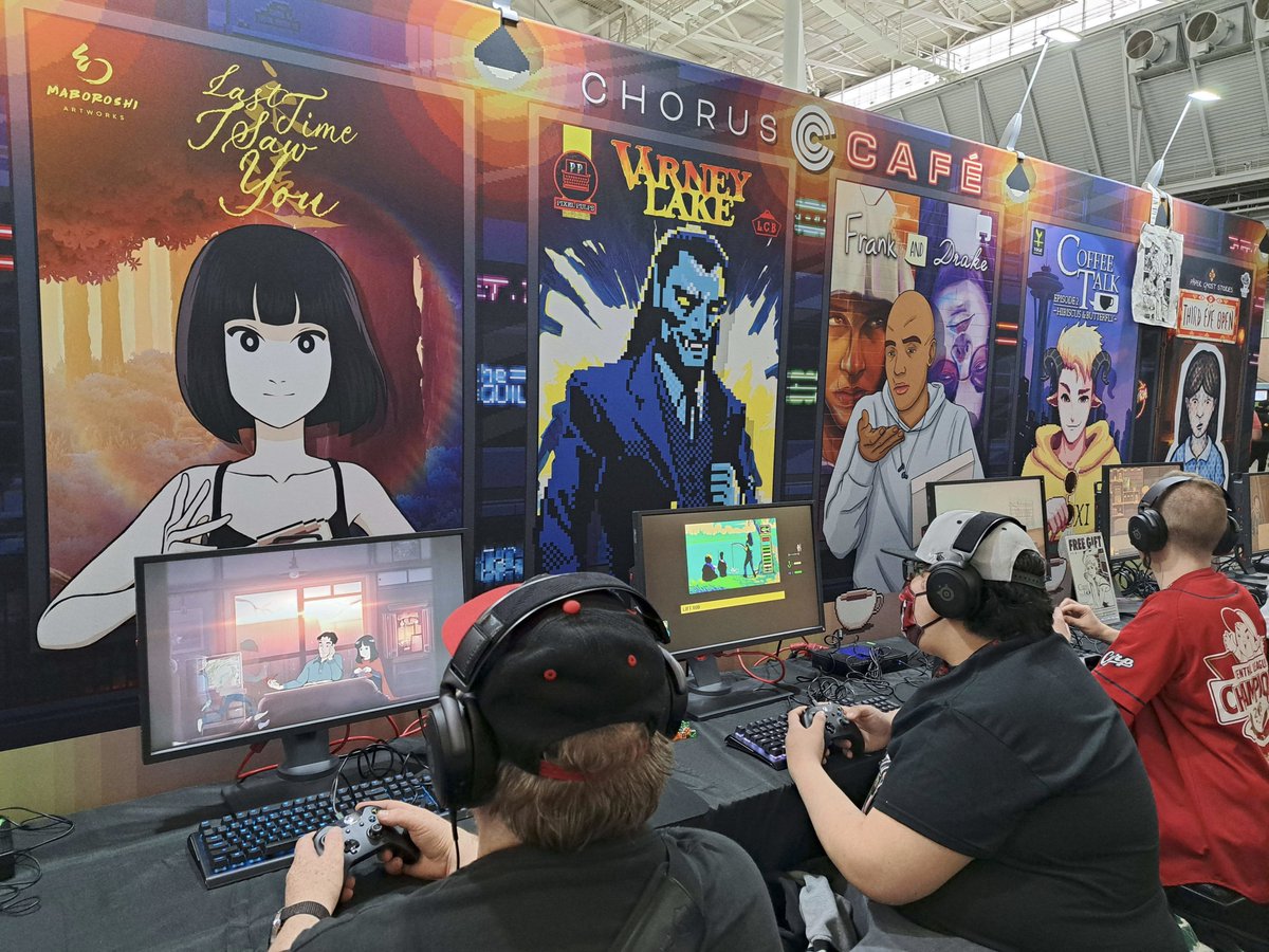 Hey! It's #AdventureGameFriday and we are very happy to announce that we are on #PaxEast Steam's event!✨

Come play our demo!🤗

| #gamedev | #indiegame | #indiedev |