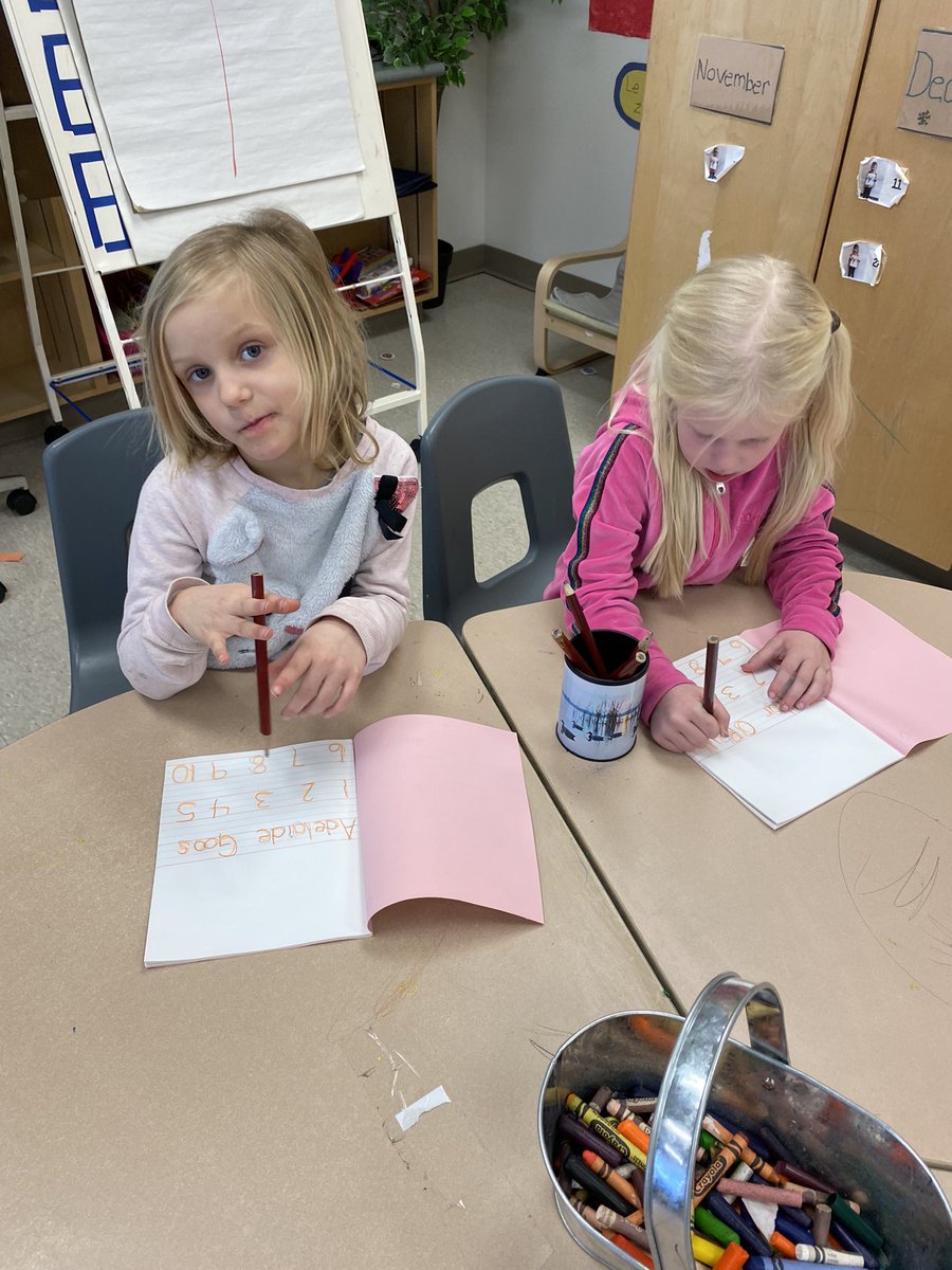 MsYhapRECE's tweet photo. Ms. McNiece created a wonderful writing activity for the Hummingbirds! #Demonstrating literacy and mathematics behaviours. #fine motor skills @MsMcNiece @MmeCowper @StPhilipOCSB https://t.co/N7UPE8xhmV
