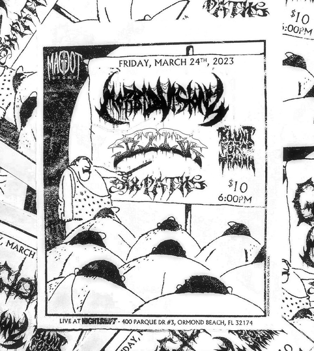 nightshiftmerch's tweet photo. Gig update for tomorrow. Gates To Hell had a medical emergency and had to head home early. Morbid Visionz is finishing the tour and Jezter is hopping on the show. https://t.co/f6o4bXEdE5