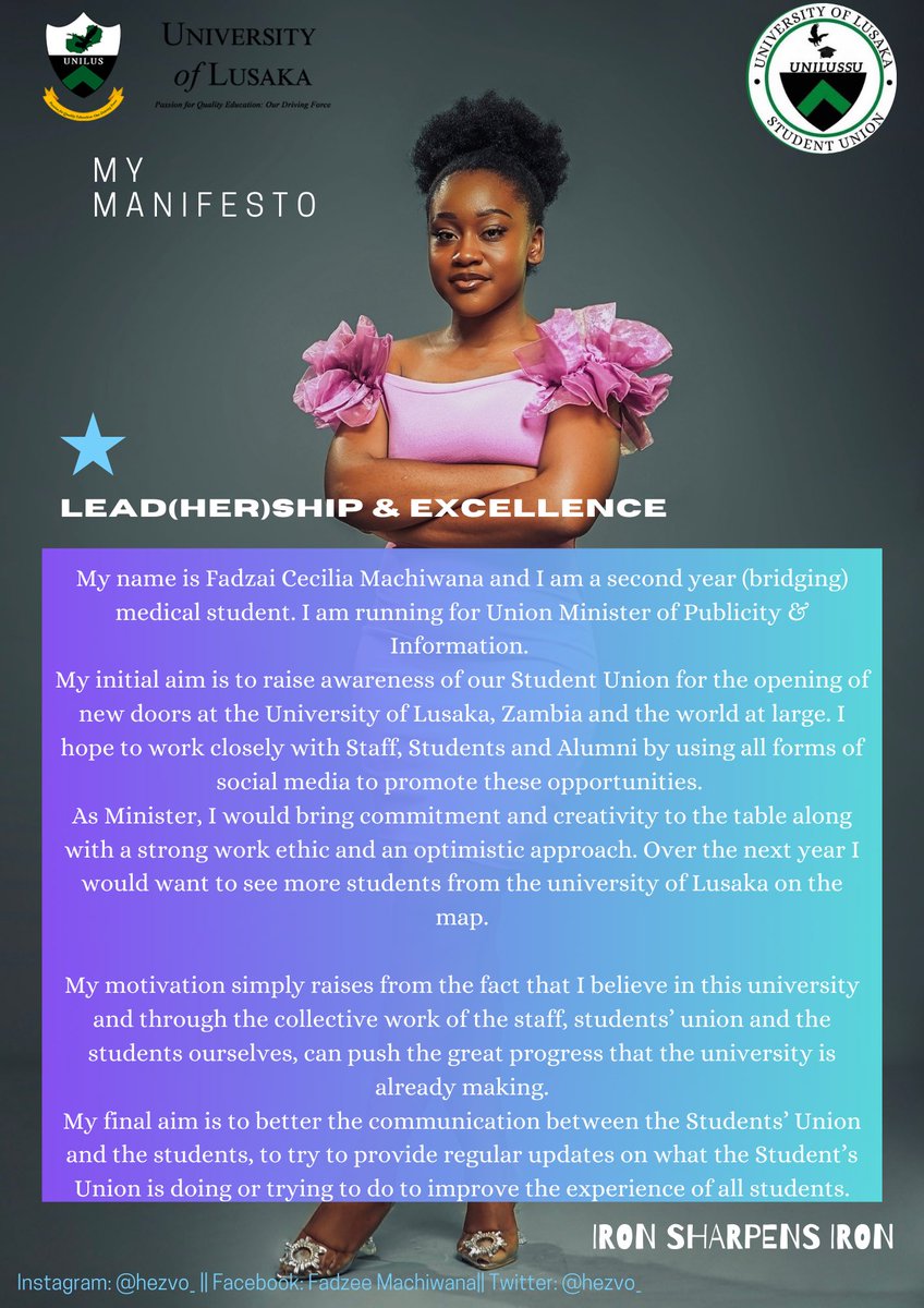 hezvo_'s tweet photo. Let’s gather here shall we? 
please share!🥹💜

#unilus #universityoflusaka #explore #leadhership https://t.co/ELuGWGc7Tm