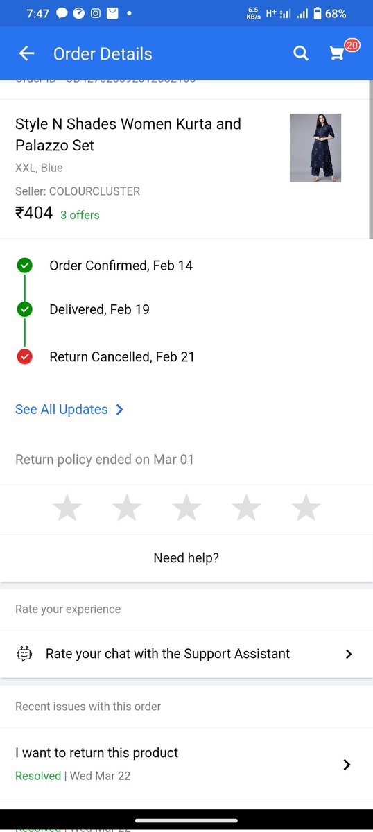 NftSpirituality's tweet photo. @flipkartsupport  I am being told day by day from 1 month that I will get refund but today its almost 40 days no response from flipkart and close my case by itself..I am  Flipkart + member since last 2 years now I will not buy anything from Flipkart https://t.co/rnRe1RehD6