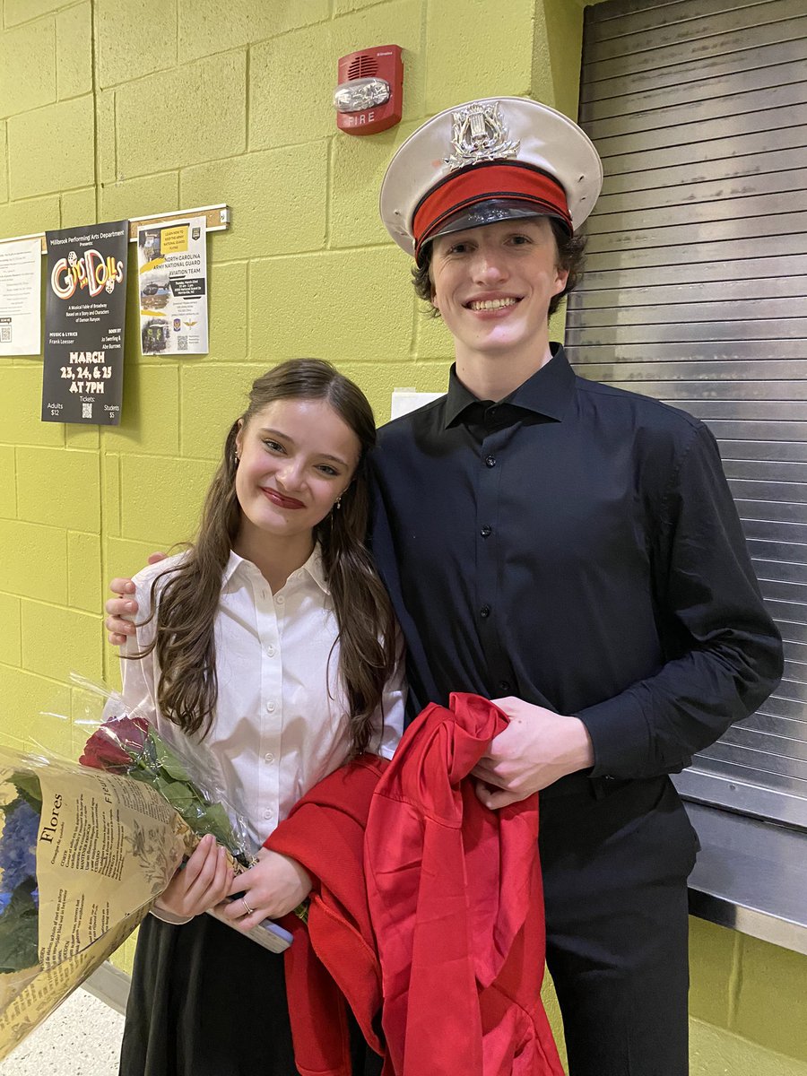 PrincipalBrian's tweet photo. Lily, Nick, &amp; the entire cast slayed tonight @millbrookmagnet’s performance of Guy &amp; Dolls. I am so proud of all the Ss &amp; staff involved &amp; grateful to our Drama Boosters, @Millbrook_PTSA, &amp; @WCPSS_Arts for our new $12000 sound system! Another great night at The Brook! https://t.co/gcWuGC8gzu
