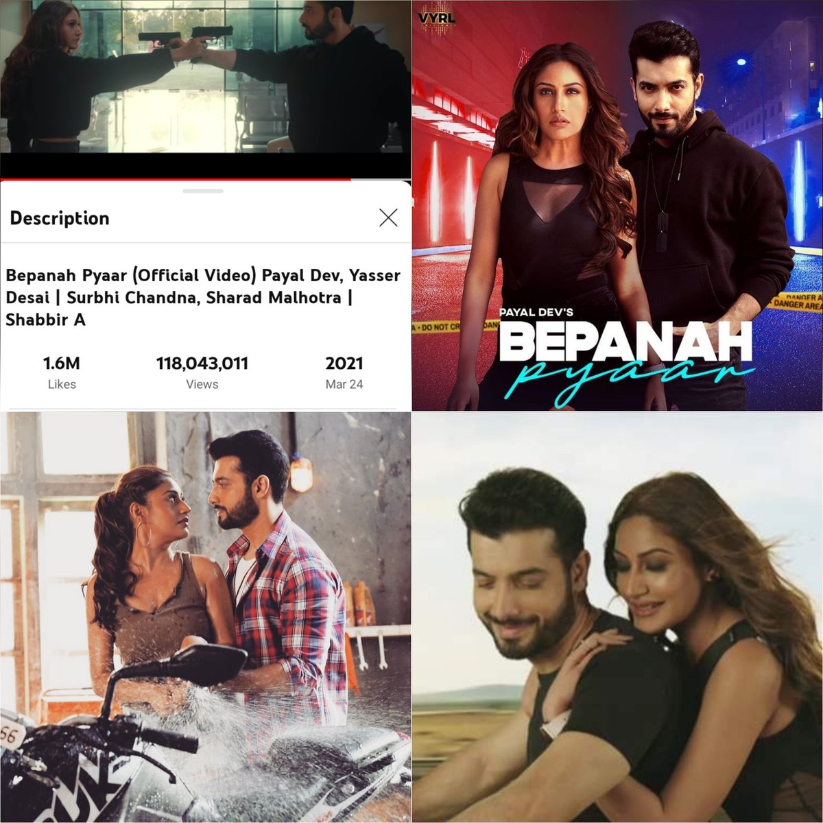 ttina2019's tweet photo. Can't keep calm becoz it's #SharBhi
 day ❤️❤️❤️  congrats to fandom 
#Bepanahpyar   #BepanahIshq

#vani #SharBhians 

#Surbhichandna #SharadMalhotra https://t.co/NU62q4ZLrq