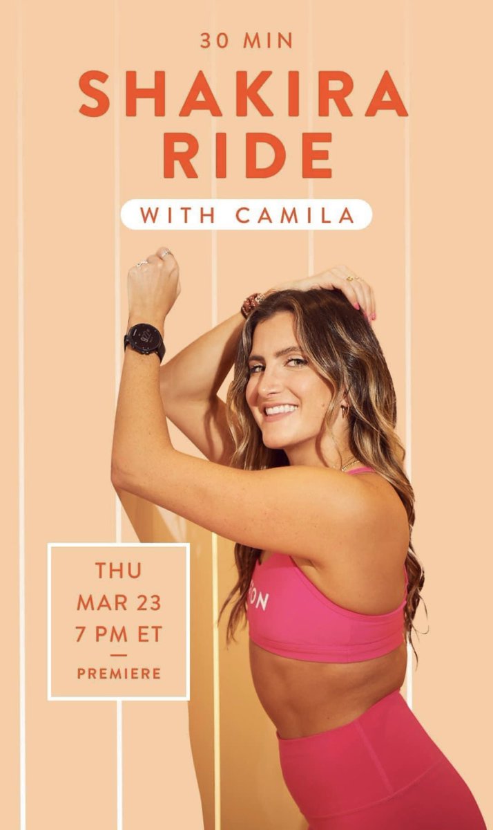 First milestone ride where I could sing every song! This was absolutely the best one yet, I only wish it would’ve been Live (no shoutouts)… <a href="/milamarianaa/">Camila Ramon 🌴✨</a> <a href="/onepeloton/">Peloton</a>