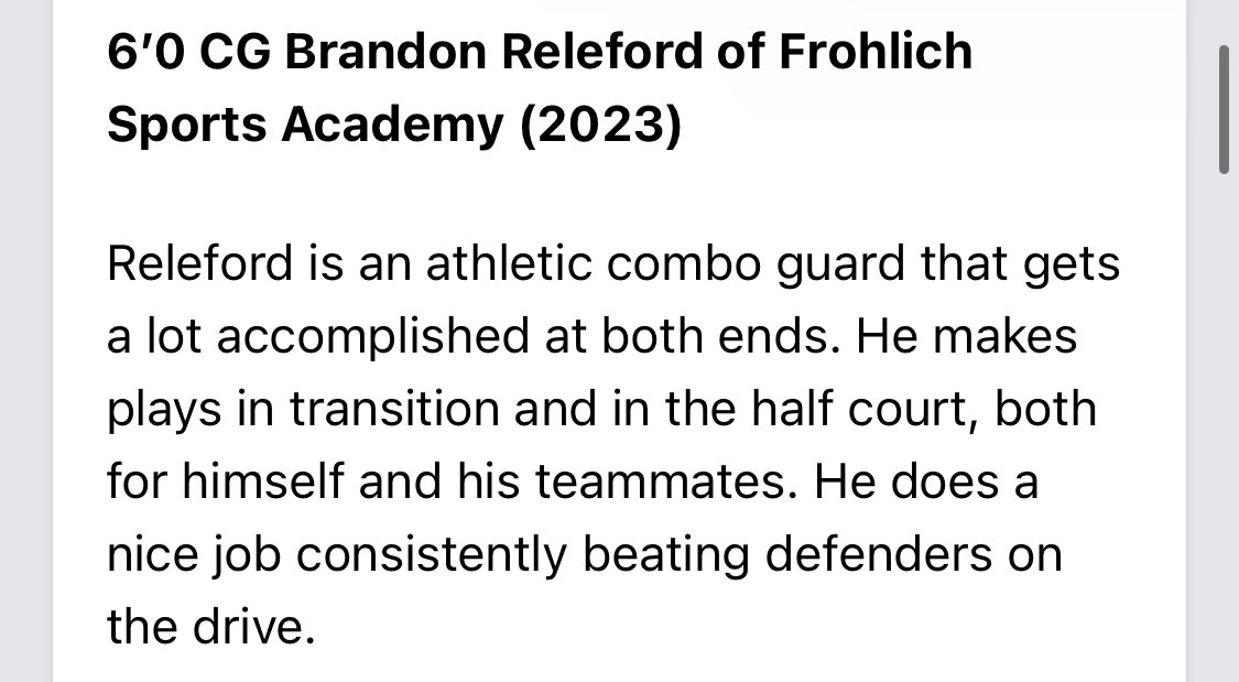 Brandon Releford #22 tweet media