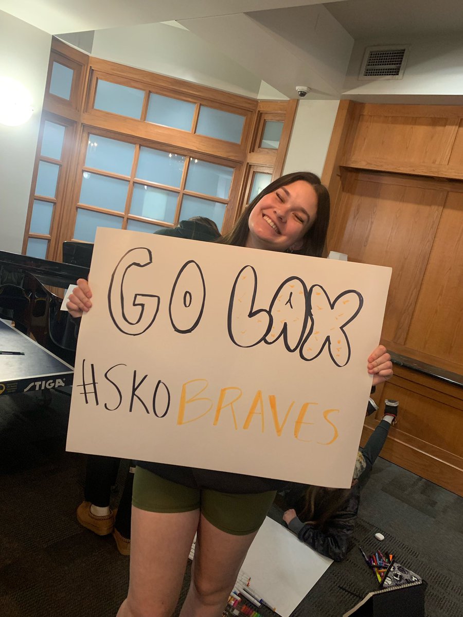 OttawaVB2's tweet photo. Ready to support Women’s Lacrosse and Mens Volleyball this Saturday!! 
Make sure to come to their games ! 
#SkoBraves https://t.co/fp7PA7Qcwd